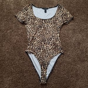 Forever 21 leopard print body suit